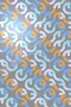 Abstract Geometric Pattern with Arrows Stock Photos