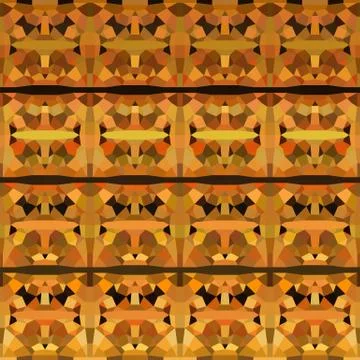 Abstract geometric pattern backdrop  in orange yellow Stock Illustration