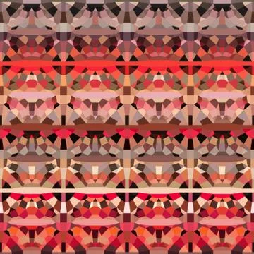 Abstract geometric pattern backdrop  in orange pink Stock Illustration