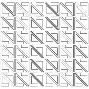 Abstract geometric pattern background, abstract pattern background line art, Stock Illustration
