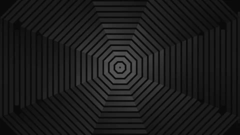 Abstract geometric pattern background, black octagonal shapes Stock Footage 331357832