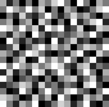 Abstract Geometric Pattern Background With Black, Grey And White Squares Stock Illustration