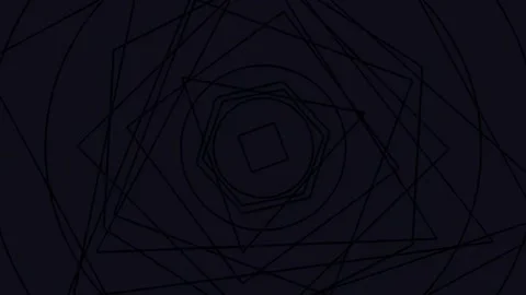 Abstract geometric pattern background, clean minimalist black and white lines Stock Footage 342159539
