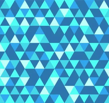Abstract Geometric Pattern Background With Colorful Triangles Stock Illustration