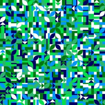 Abstract geometric pattern background - colorful vector graphic イラスト素材