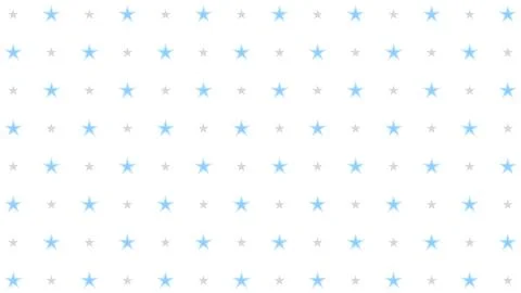 Abstract geometric pattern background with gray and blue stars  white background 스톡 일러스트
