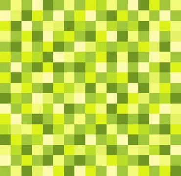 Abstract Geometric Pattern Background With Green Squares Stock Illustration
