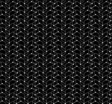 Abstract geometric pattern background with hexagonal and triangular texture 库存插图