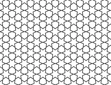 Abstract geometric pattern background with hexagonal and triangular texture Stockillustratie