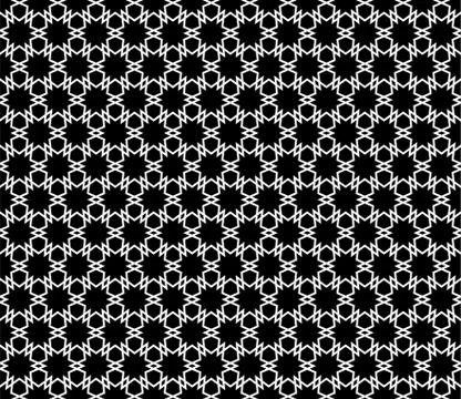 Abstract geometric pattern background with hexagonal and triangular texture Stock Illustration