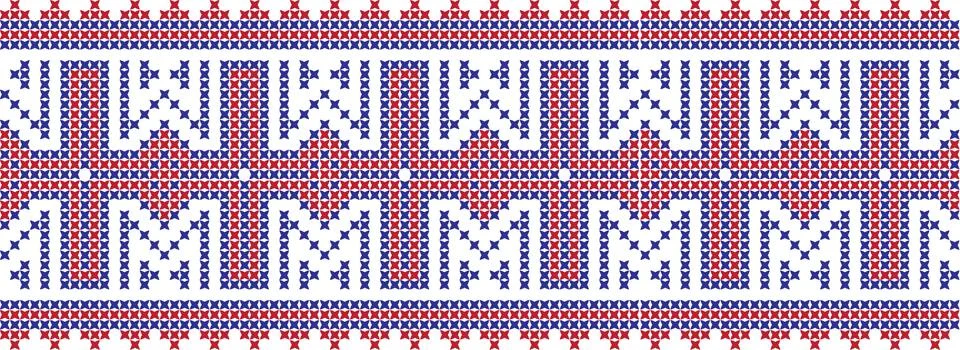 Abstract geometric pattern background with hexagonal and triangular texture イラスト素材