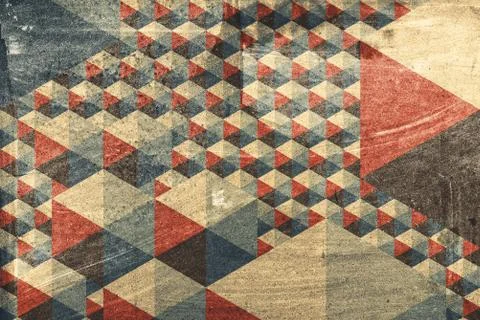 Abstract geometric pattern as background Stock Illustration