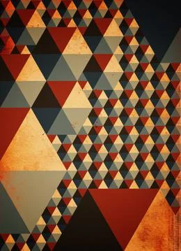Abstract geometric pattern as background Stock Illustration