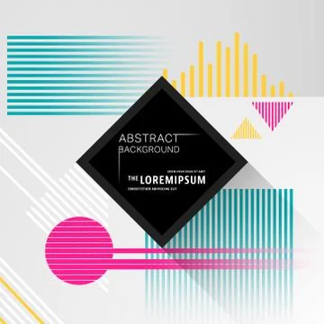 Abstract geometric pattern background イラスト素材