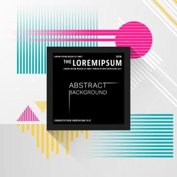 Abstract geometric pattern background Stock Illustration