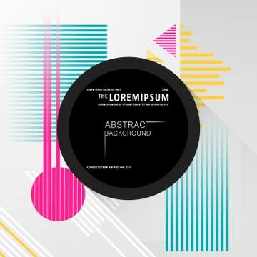 Abstract geometric pattern background Stock Illustration