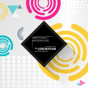 Abstract geometric pattern background Stock Illustration