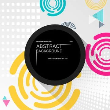 Abstract geometric pattern background Stock Illustration