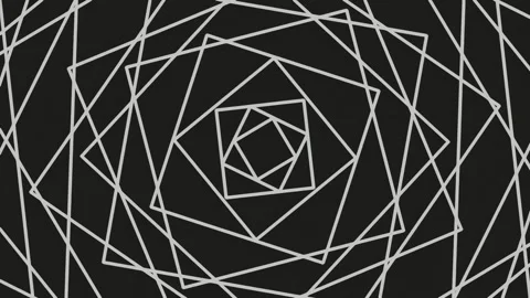 Abstract geometric pattern background of intersecting lines and shapes Stock Footage 340378930