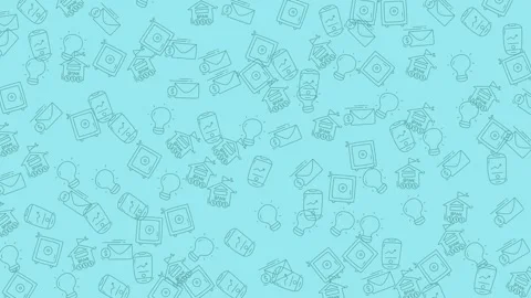 Abstract geometric pattern background in light blue color. Stock Footage 322979422