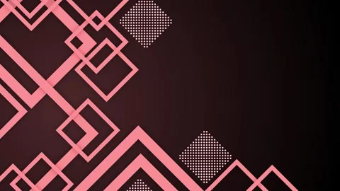 Abstract geometric pattern background with overlapping squares and diagonal.. Stock Footage 337265587
