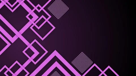 Abstract geometric pattern background with overlapping squares and diagonal.. Stock Footage 337265592