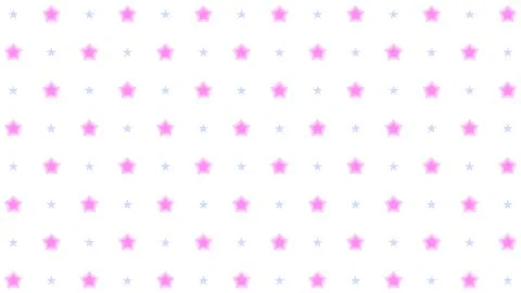Abstract geometric pattern background with pink and blue stars  white background Stock Illustration
