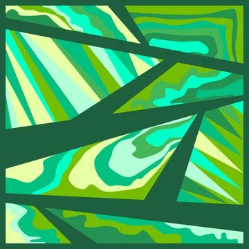 Abstract geometric pattern background. Pucci style Stock Illustration