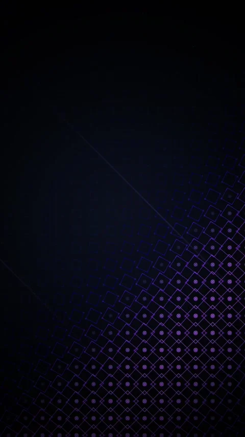 Abstract Geometric Pattern Background: Purple Grid on Dark Blue Stock Footage 347698855
