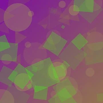 Abstract Geometric Pattern Background with Purple and Green Overlapping Tra.. Illustration