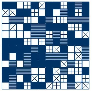 Abstract geometric pattern background templet Stock Illustration