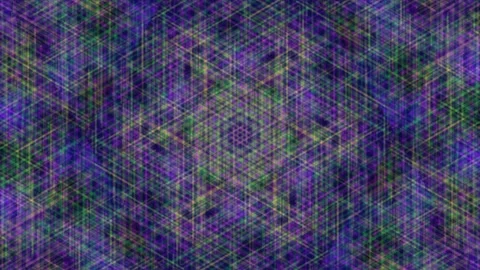 Abstract geometric pattern background texture green gold lines seamless desig Stock Footage 339785533