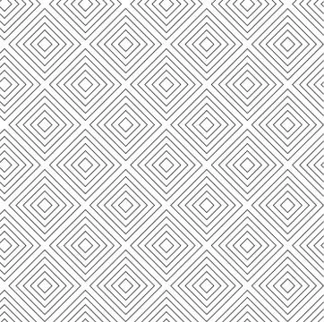 Abstract geometric pattern background texture. Black and white seamless grid Stock Illustration