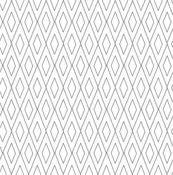 Abstract geometric pattern background texture. Black and white seamless grid Stock Illustration