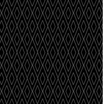 Abstract geometric pattern background texture. Black and white seamless grid Stock Illustration
