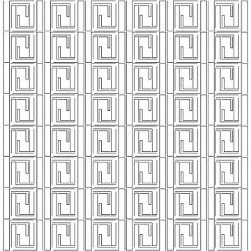 Abstract geometric pattern background, vector background pattern motif decora Stock Illustration