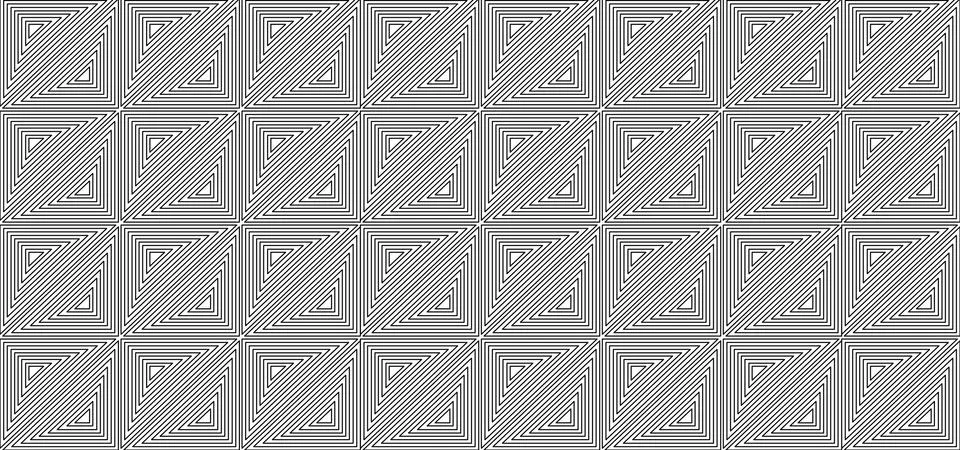Abstract geometric pattern backgrounds from line, vector illustration Stock Illustration