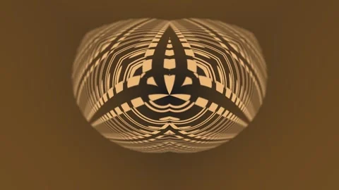 Abstract Geometric Pattern in Beige and Black Stock Footage 289109518