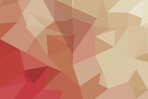 Abstract geometric pattern with beige and red shades Stock Photos