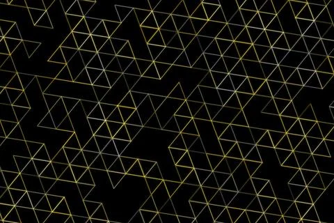 Abstract geometric pattern with black background and neon lines Illustrazione stock