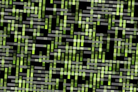 Abstract geometric pattern with black gray and yellow lines Stock Illustration