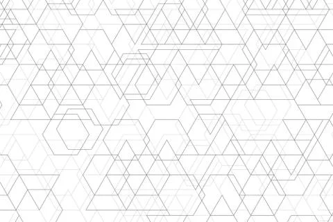 Abstract geometric pattern of black minimal line design decoration background Stock Illustration