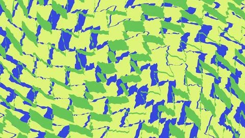 Abstract geometric pattern with blue and green shapes Stockillustratie