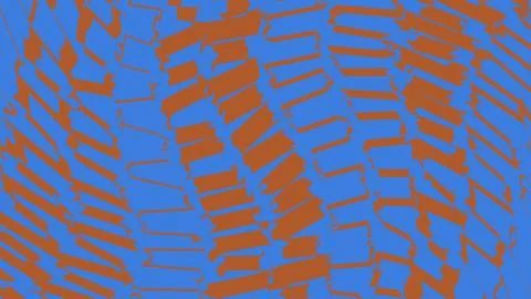 Abstract geometric pattern with blue and orange shapes 스톡 일러스트