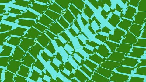 Abstract geometric pattern with blue and green shapes Illustrazione stock