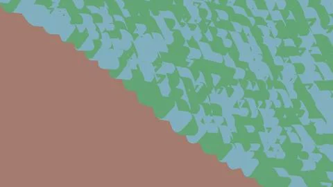 Abstract geometric pattern with blue and green shapes Stock Illustration