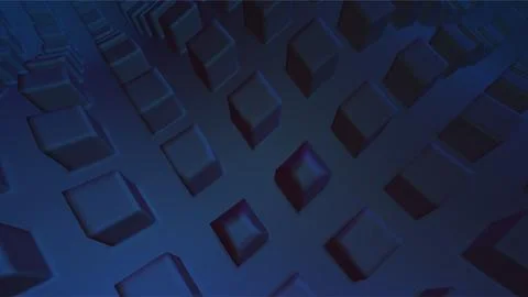 Abstract Geometric Pattern with Blue and Red Shades. 스톡 일러스트