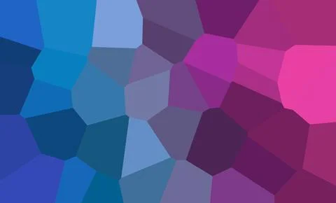 Abstract geometric pattern with blue and pink polygons creating modern back.. Stock Illustration