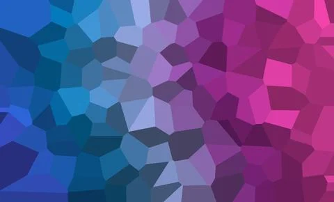 Abstract geometric pattern with blue and purple polygons creating artistic .. Stock Illustration