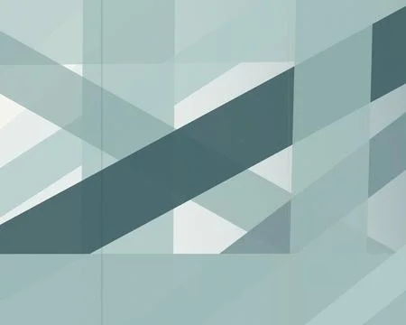 Abstract geometric pattern with blue and white blocks creates a calm, moder.. Illustrazione stock